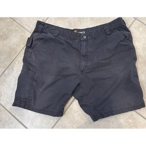 Carhartt Men's Force Relaxed Fit Work Shorts Ripstop‎ Gray Size 42 Inseam 8"